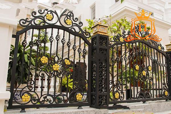 Hàng rào sắt mỹ thuật đẹp