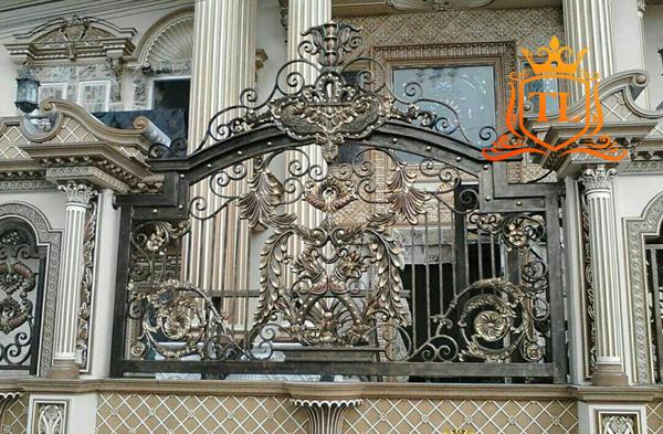 Hàng rào sắt nghệ thuật sắt mỹ thuật đẹp